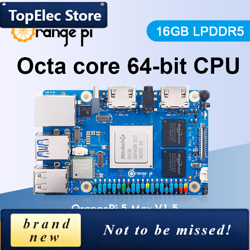 TopElec Orange Pi 5 Max 16GB V - đánh giá và giá Rk3588 Mini Pc Board